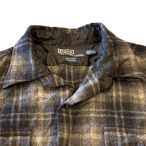 Polo by Ralph Lauren Vintage Hulton 100% Wool Plaid Shirt - XL